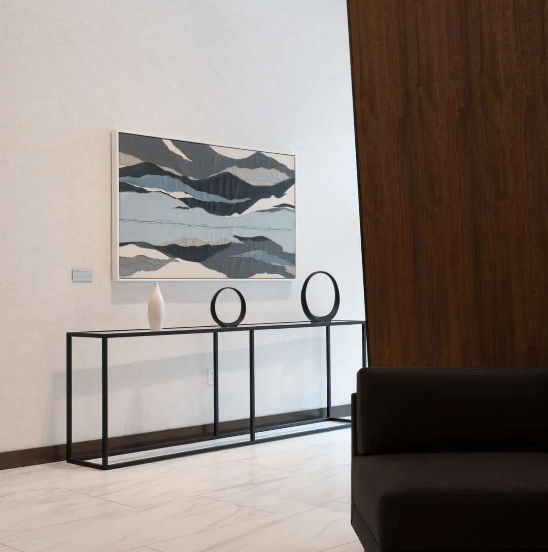 textile art in hotel