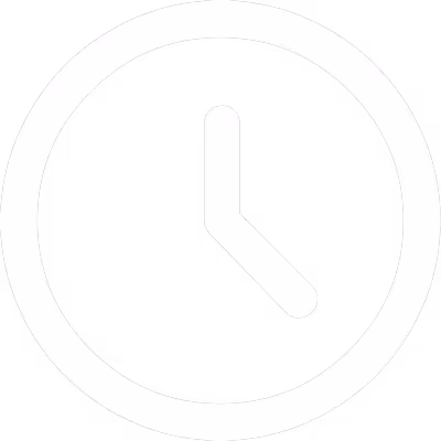 White clock icon.