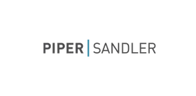 Piper Sandler company name logo with vertical blue line between words