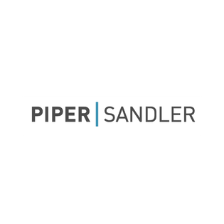 PIPER | SANDLER text logo in black and blue on a white background.