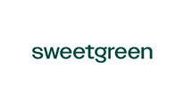 Woodman's logo with a red apple replacing the letter O.