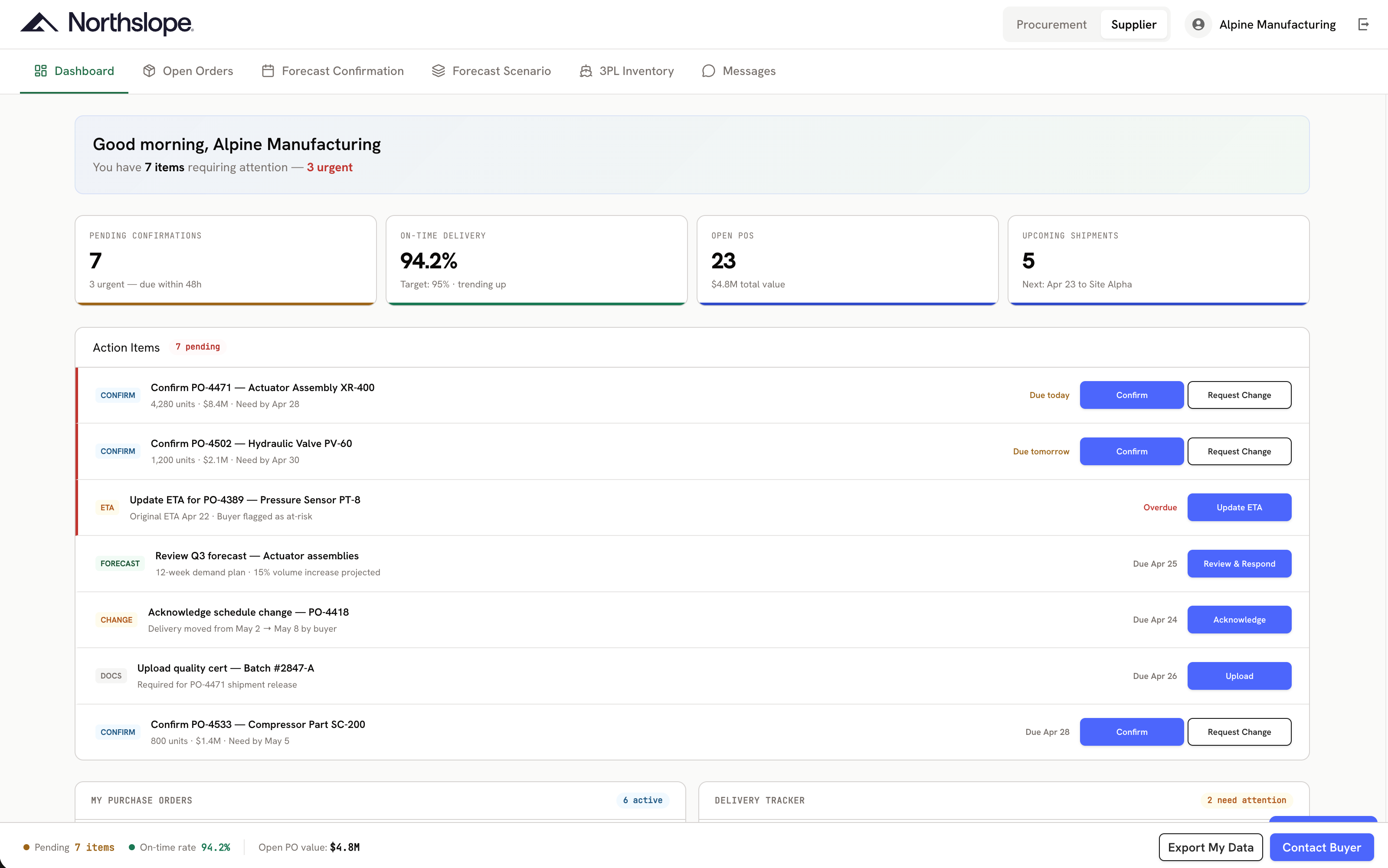 Supplier Portal