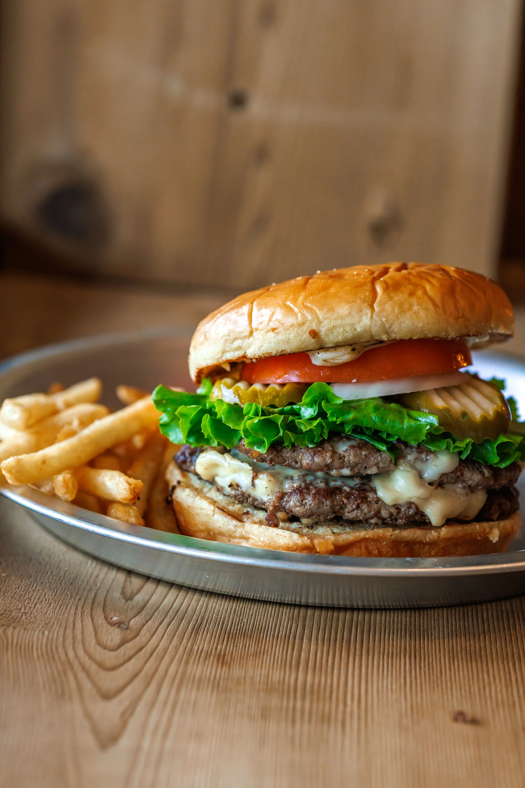 The best farm to table cheeseburger on a brioche bun on interstate 35 in Missouri