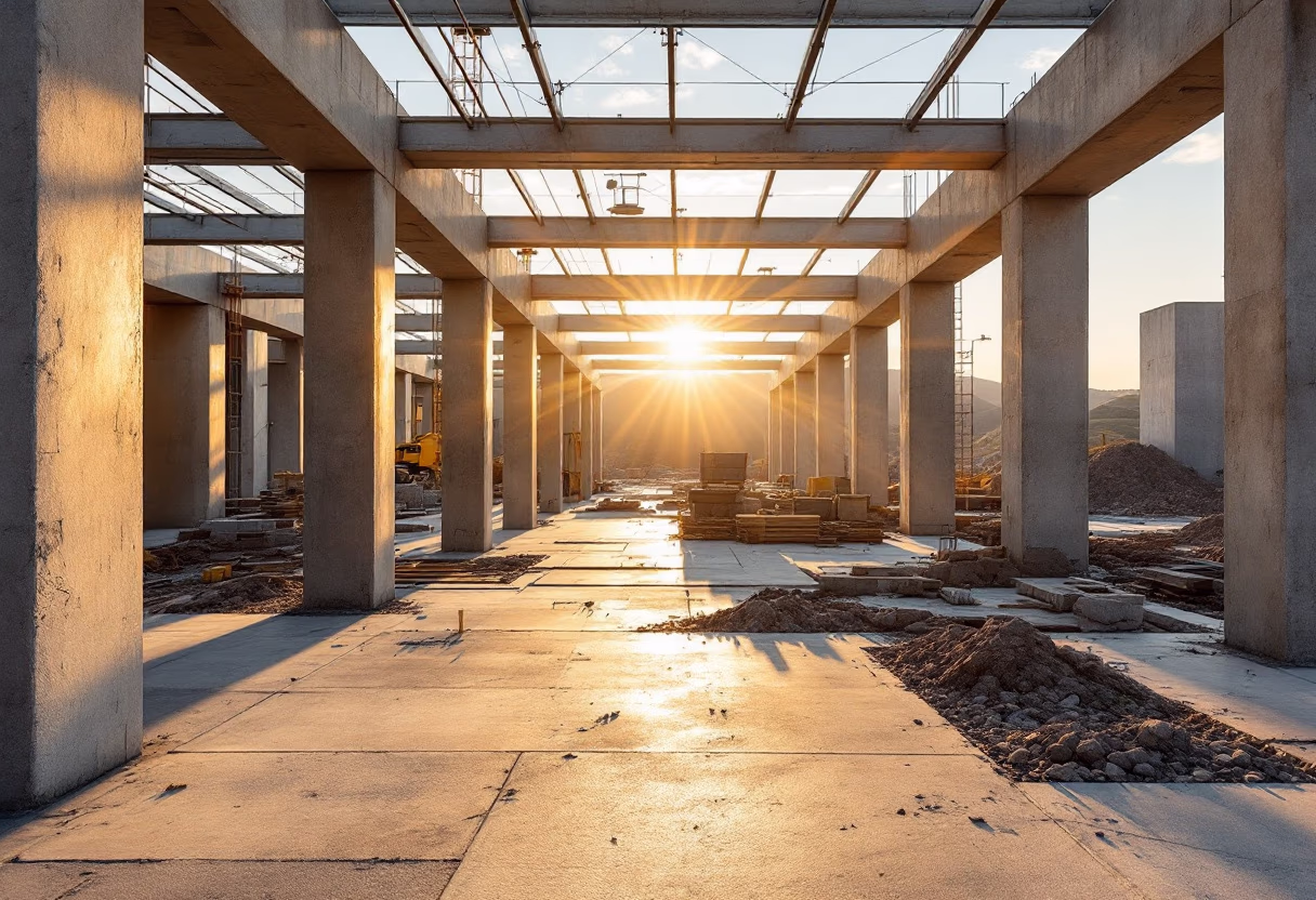 [background image] image of landmark project (for a construction company)