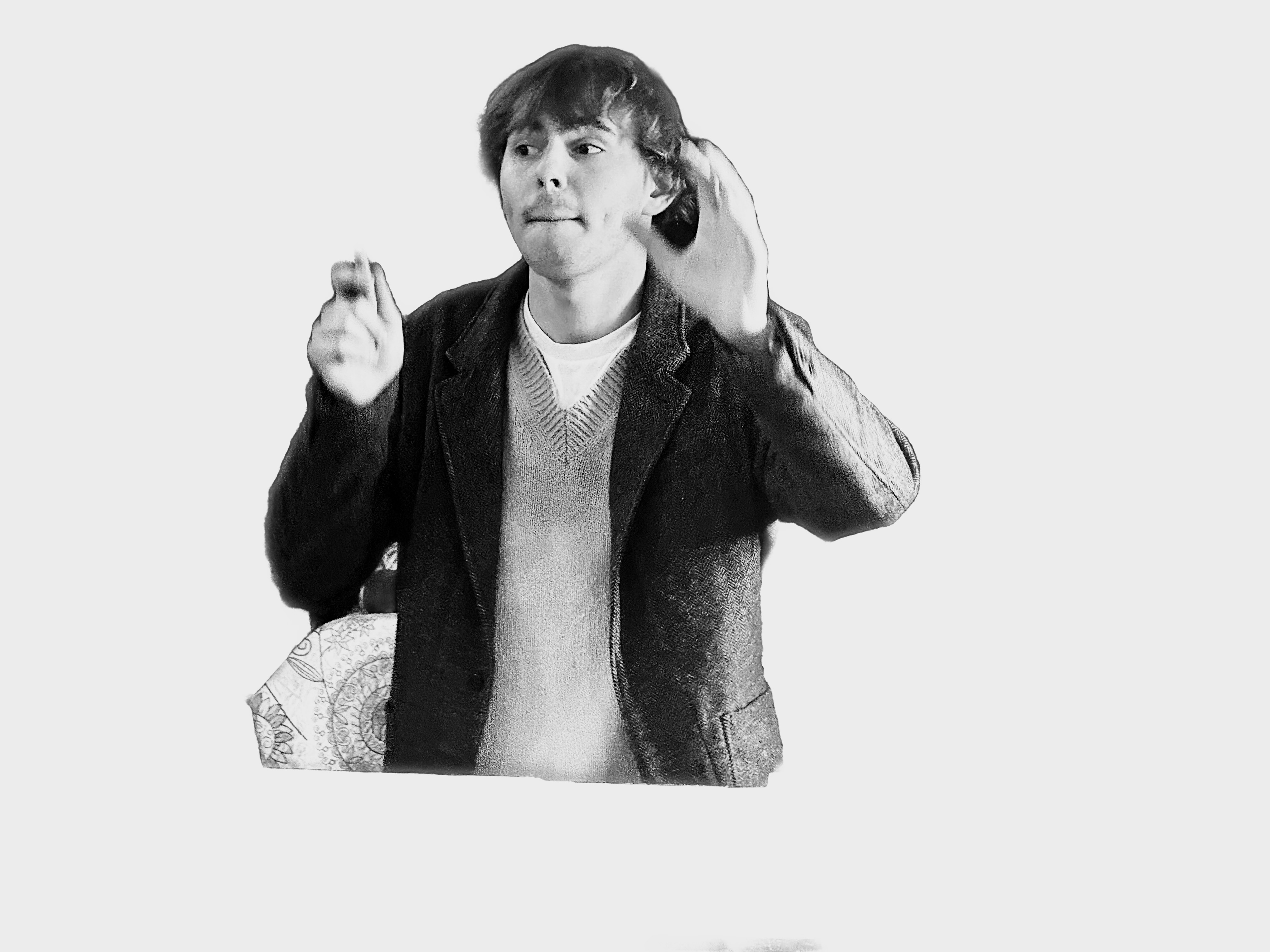 Portrait with glasses