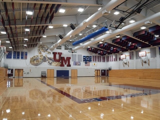 2 Foot LED Gym High Bay | Made in the USA | BAA Compliant