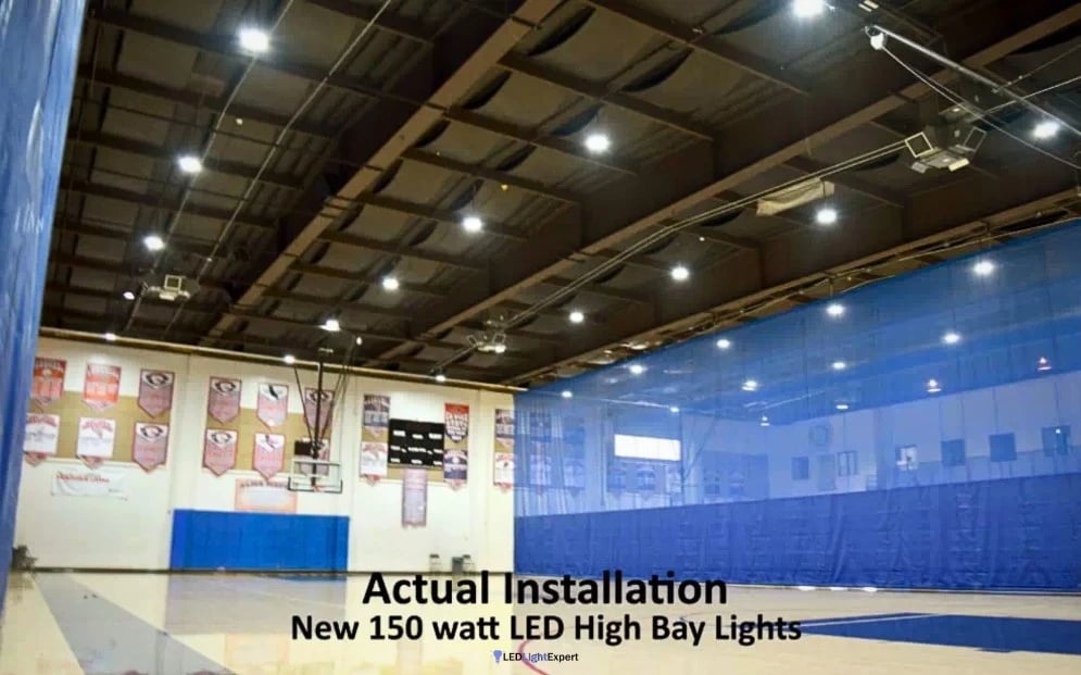 High Bay Led Lights for Multipurpose Gymnasiums