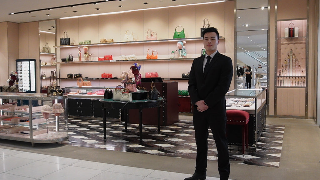 Plained Clothes Blackbird security guard in retail location