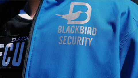 Blackbird security guard jacket blue