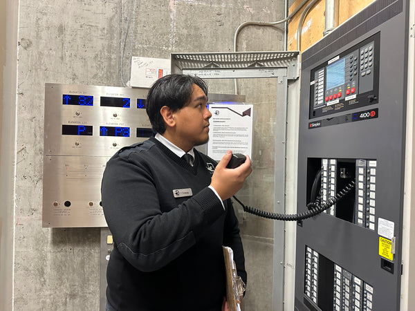 Blackbird Security condominium security guards provide flood support to condo residents