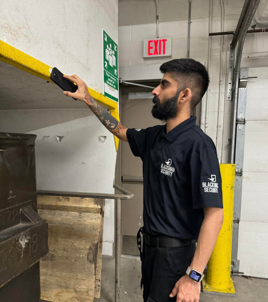 Residential condo security guard patrols