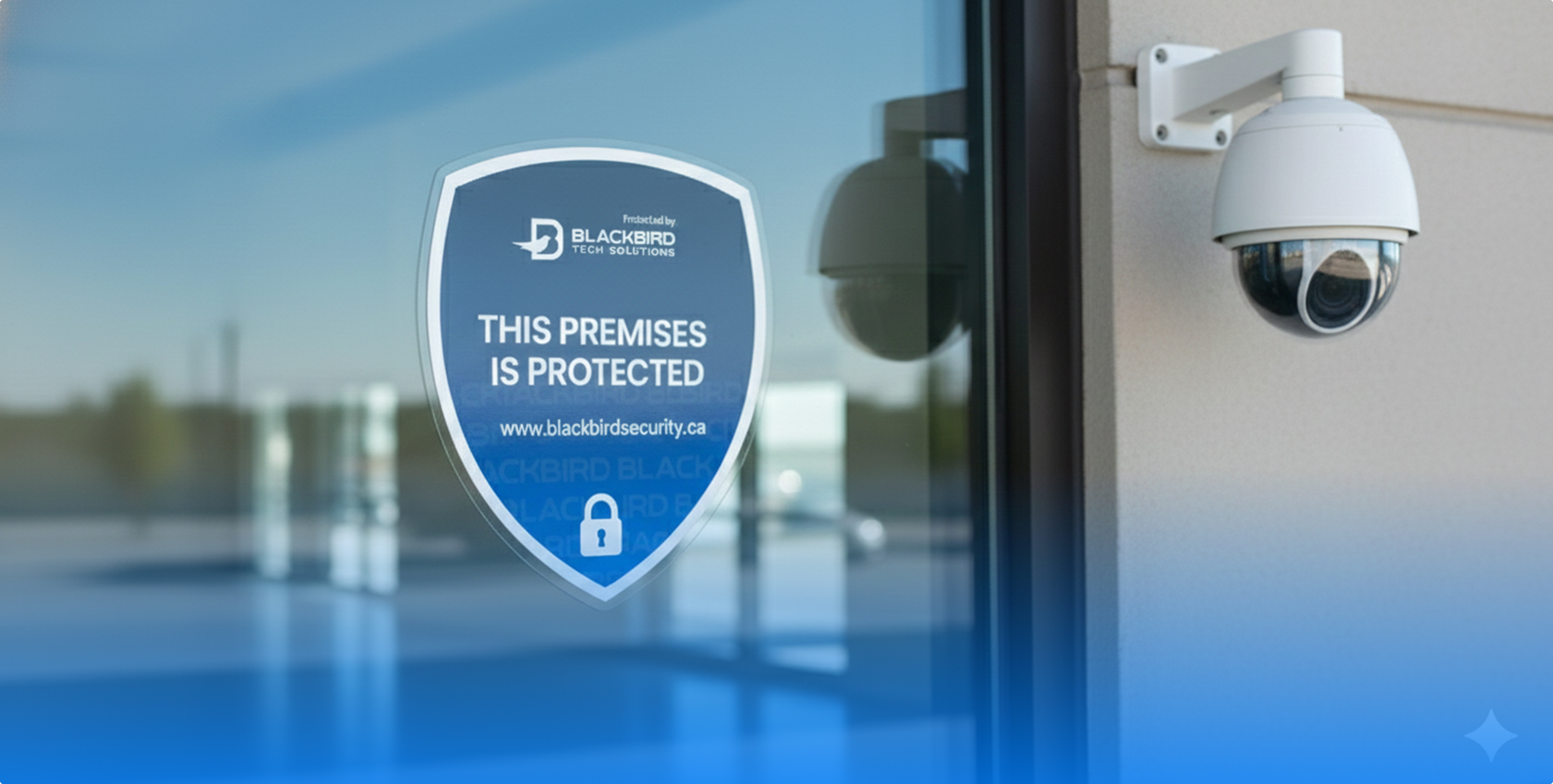 Blackbird tech security camera installation