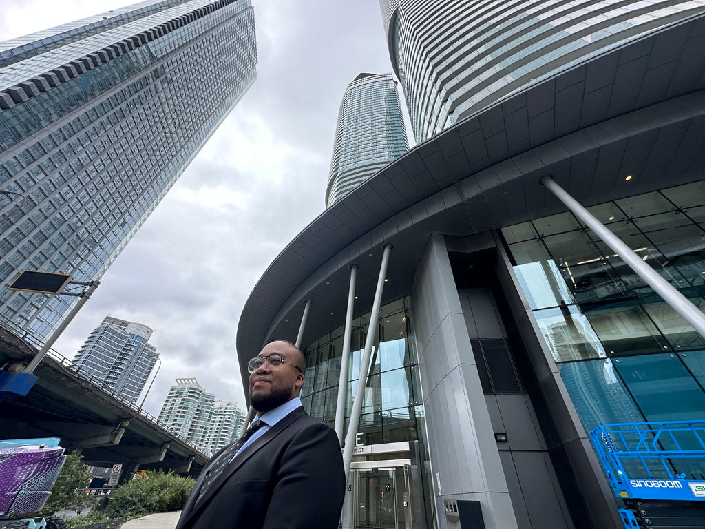 Blackbird Security representative in urban environment