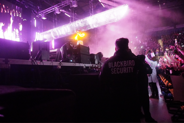 Concert security guard in Vancouver