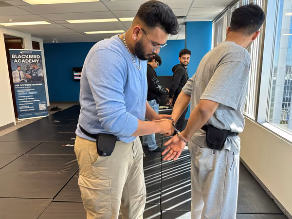 Blackbird Security in house training for security guards in Vancouver