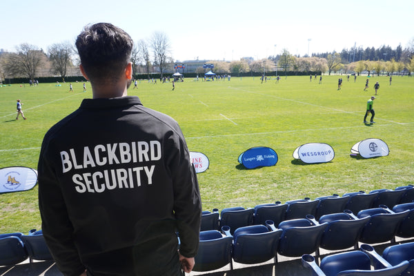 Blackbird Security event security at a rugby game in Vancouver BC