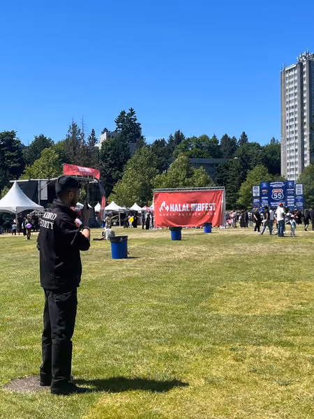 Blackbird Security provides event security to community events