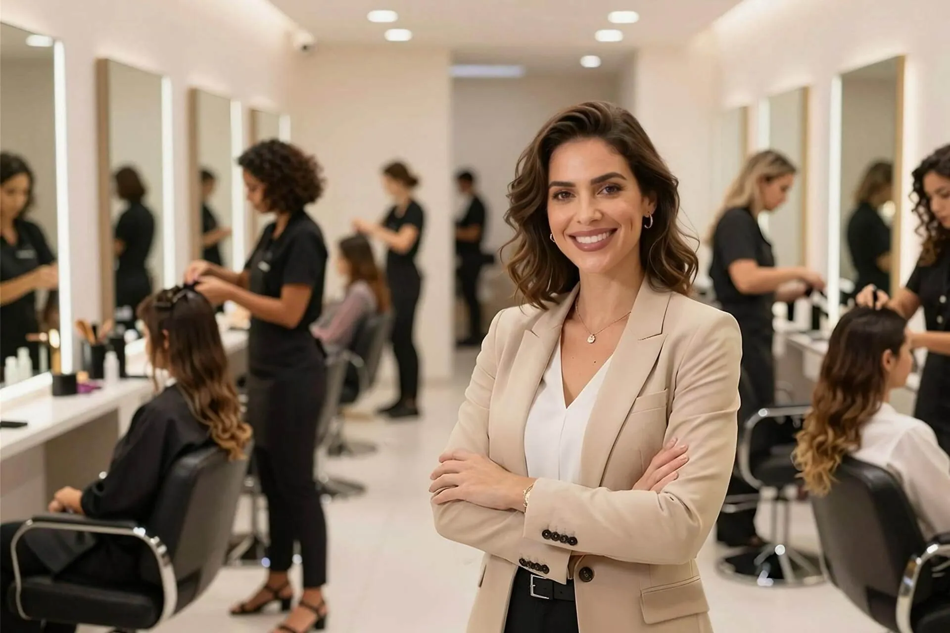 Dona de salão de beleza