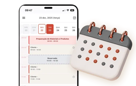 Calendário Easy Salon