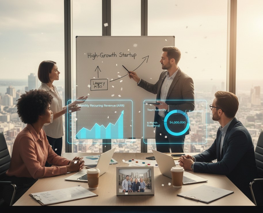 image of networking event (for a hr tech)