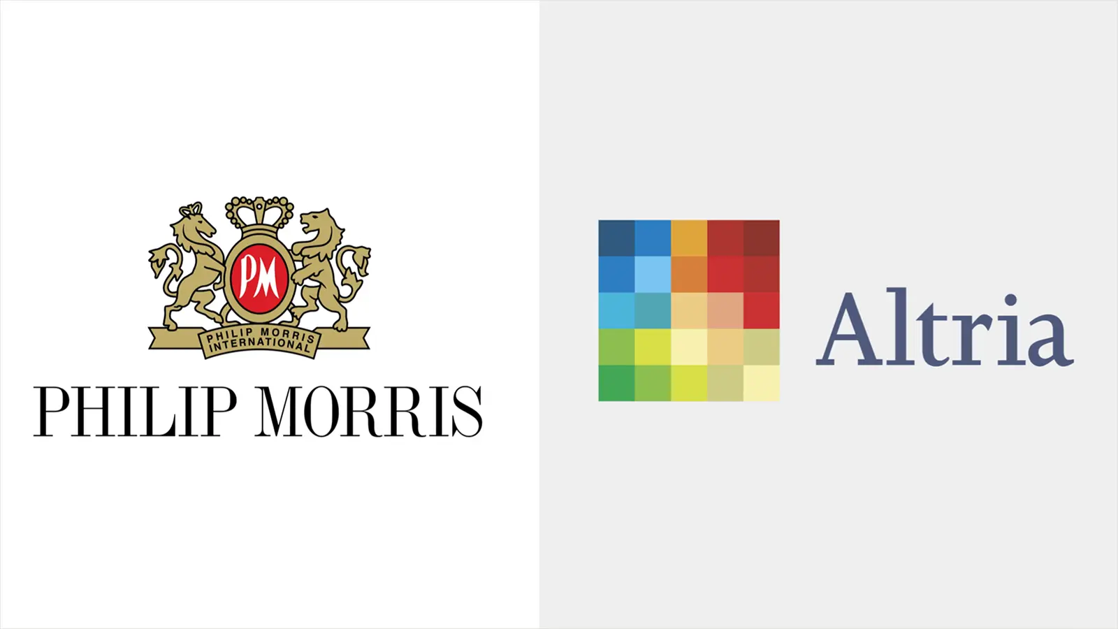Philip orris and Altria logos