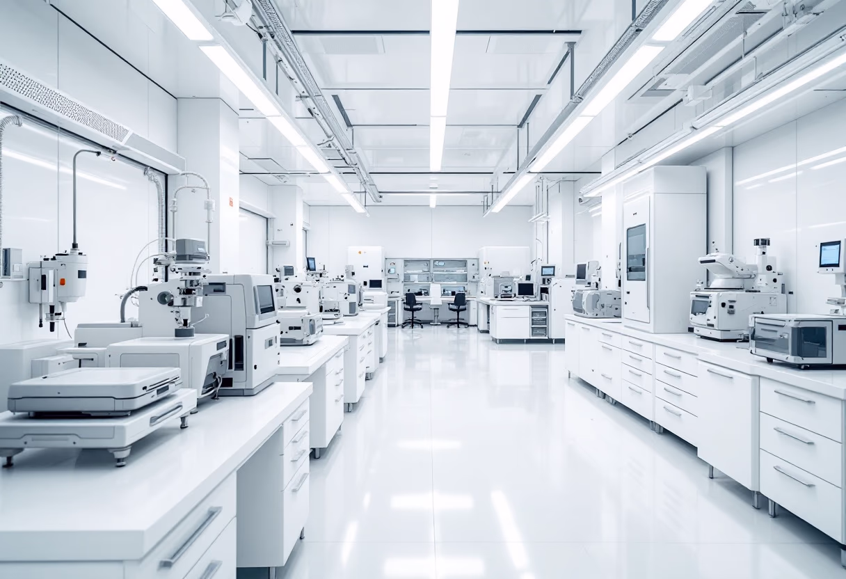 image of cutting-edge laboratory inside a space research facility