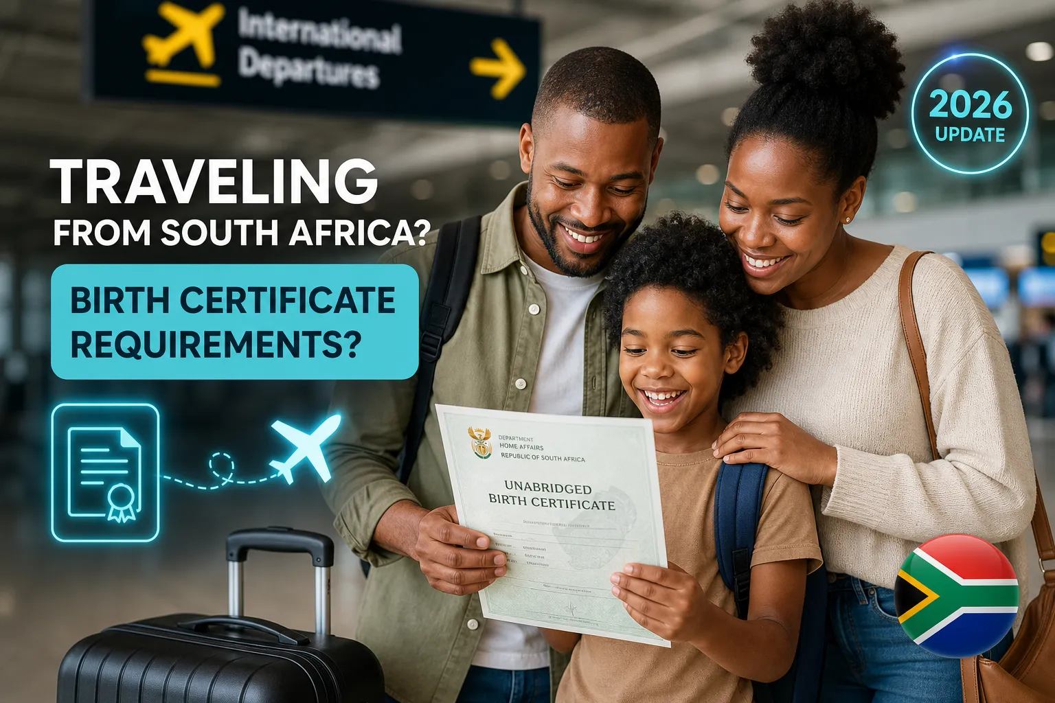 Does Your Child Need an Unabridged Birth Certificate to Travel From South Africa in 2026?