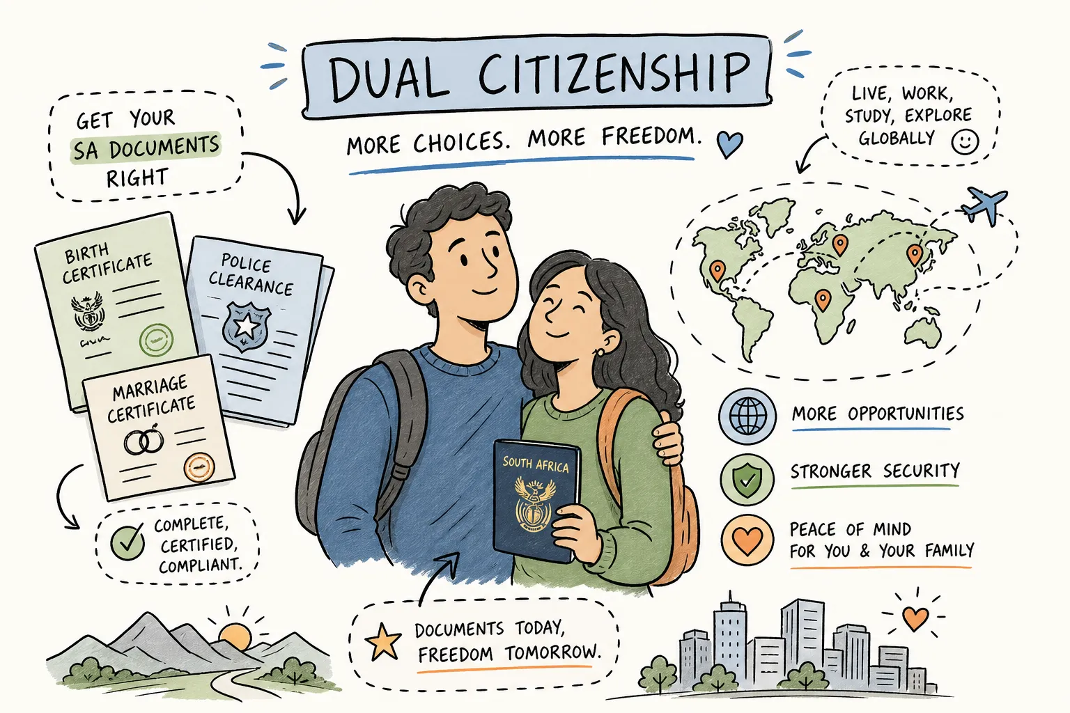 Your 2026 Guide to Dual Citizenship & SA Documents for Immigration