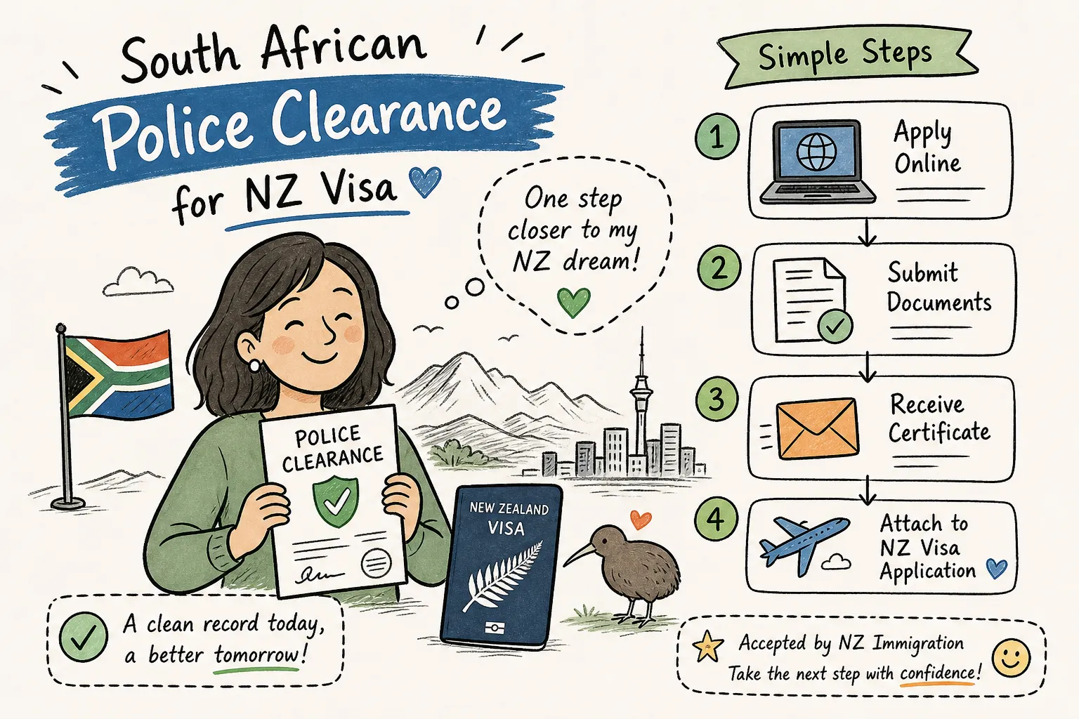 How to Get a South African Police Clearance for NZ Visa 2026