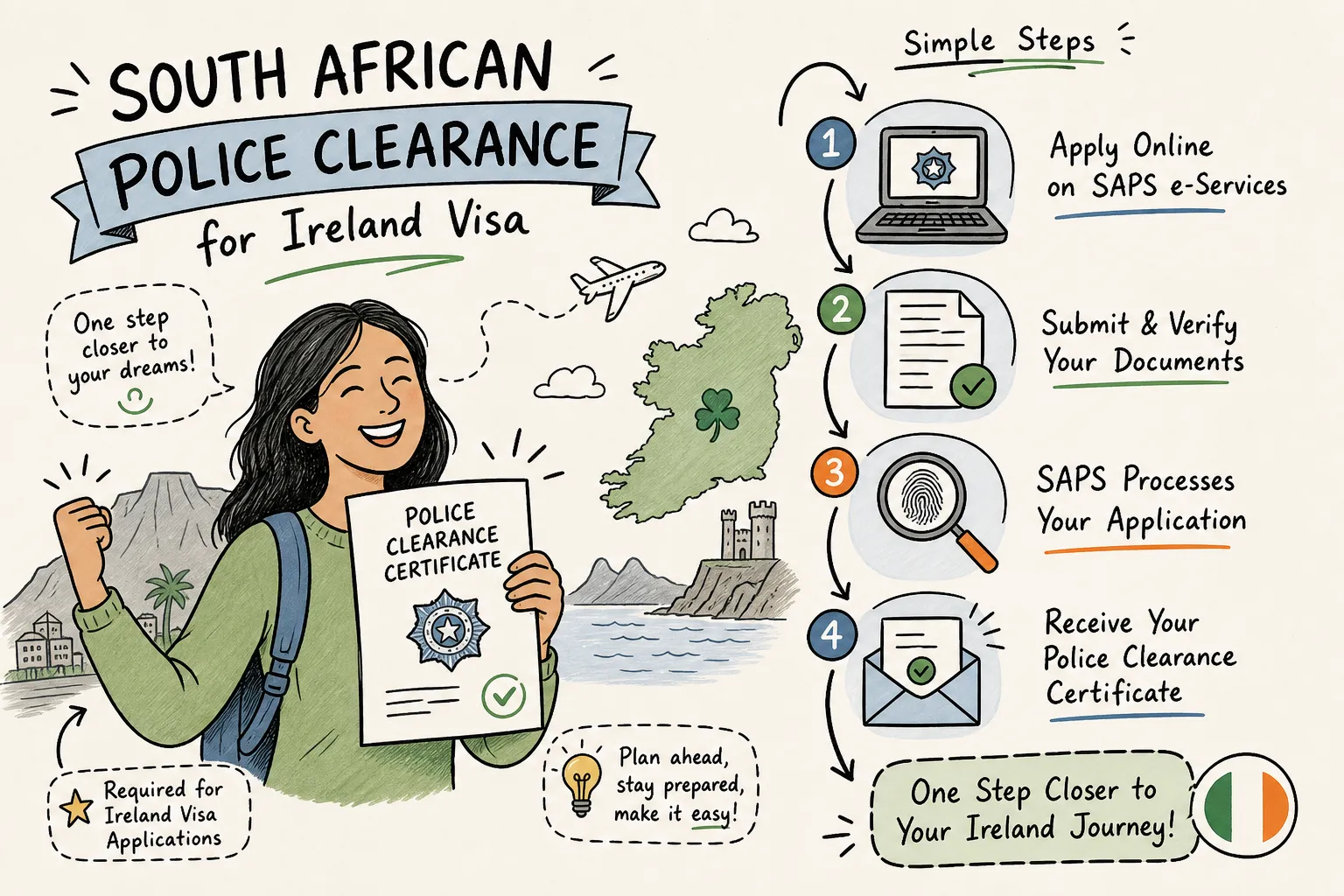 How to Get a South African Police Clearance for Ireland Visa 2026