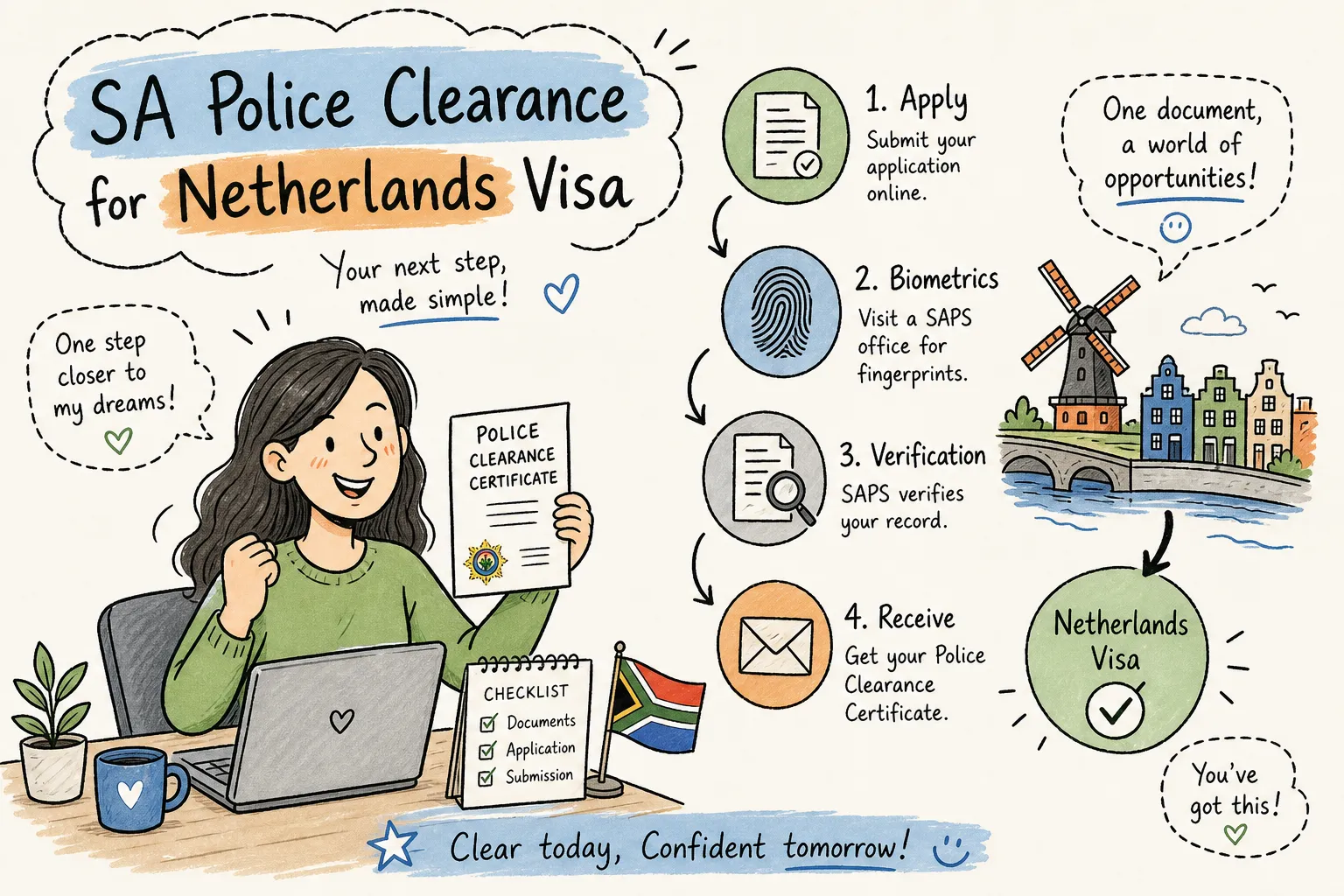 How to Get SA Police Clearance for Netherlands Visa 2026
