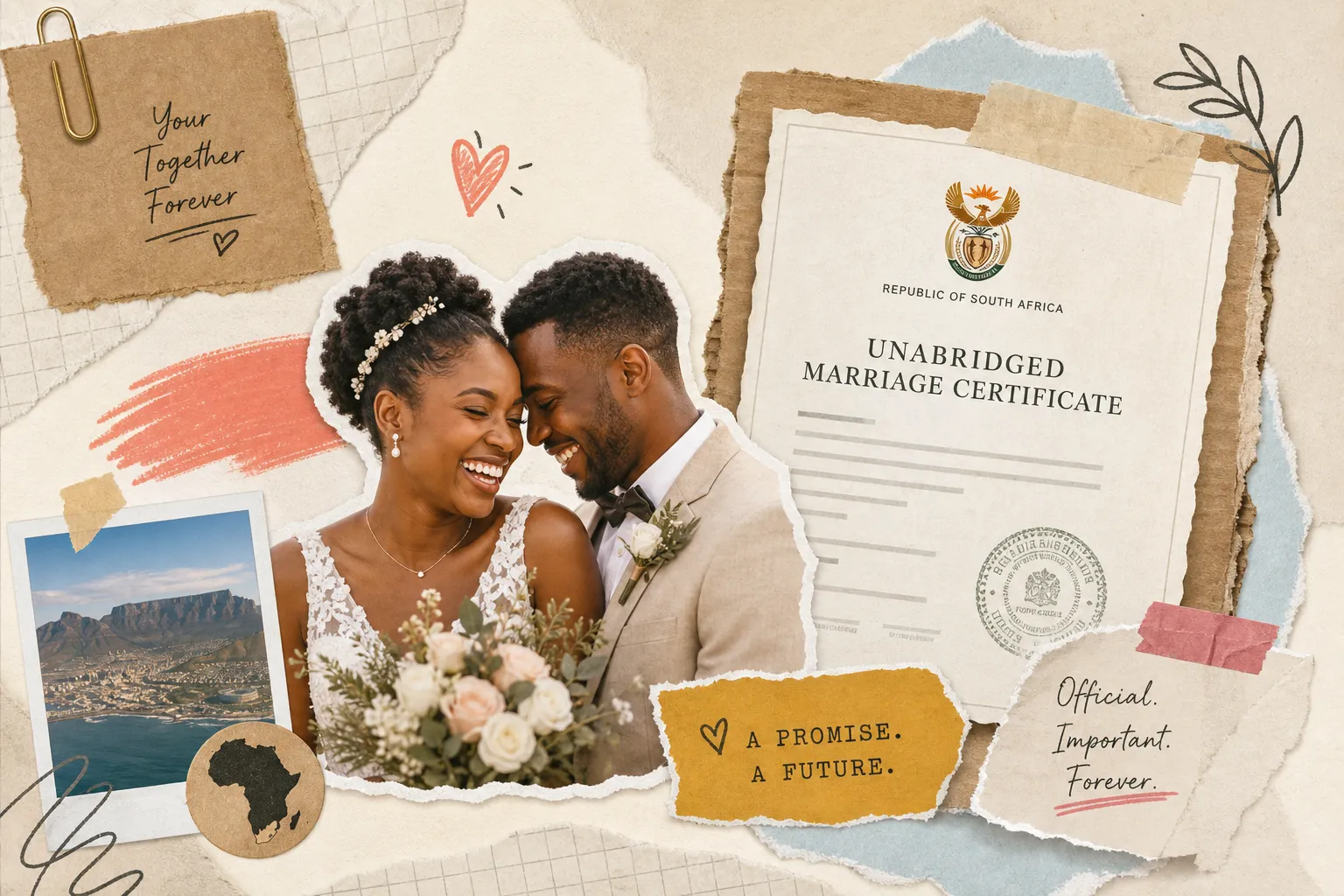 Unabridged Marriage Certificate in South Africa 2026