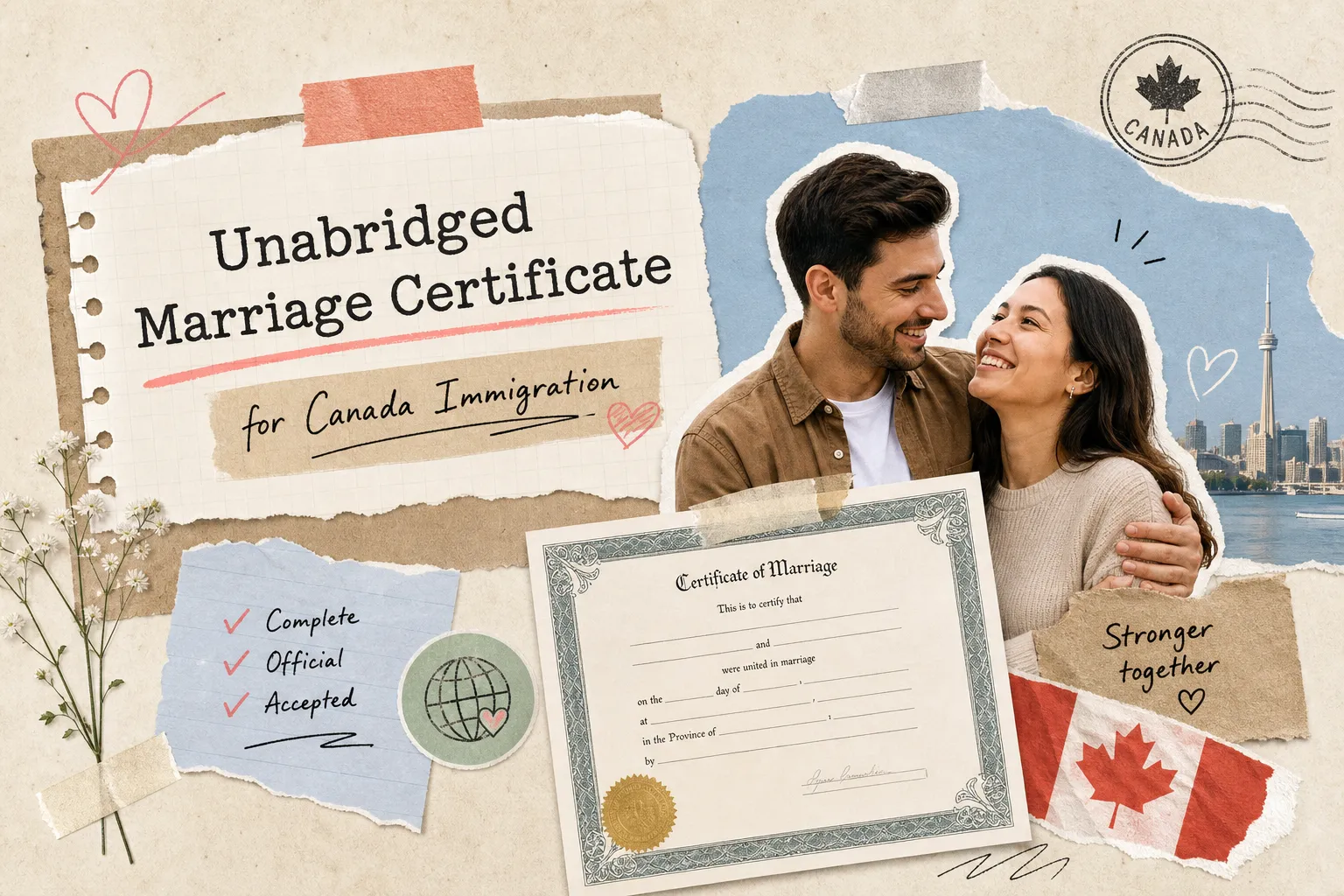 The 2026 Guide to Unabridged Marriage Certificates for Canada Immigration