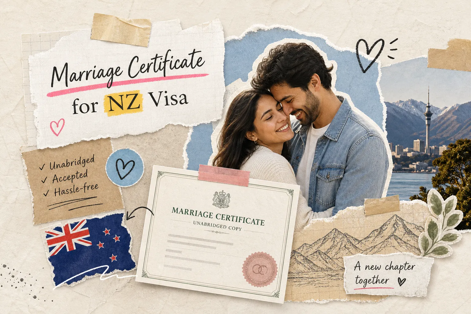 Unabridged Marriage Certificate for NZ Visa: 2026 Guide