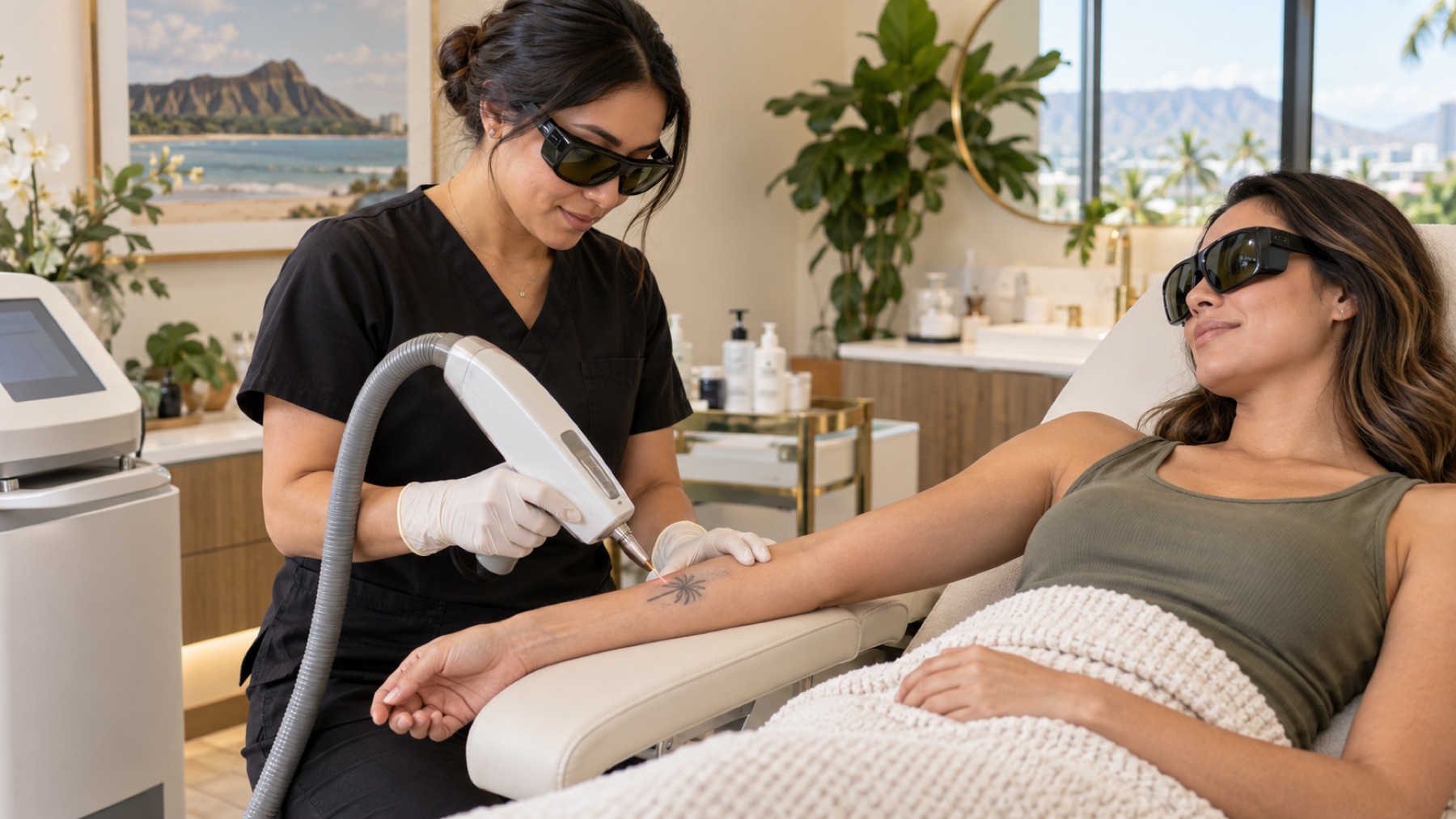 Laser tattoo removal at Lawa Longevity