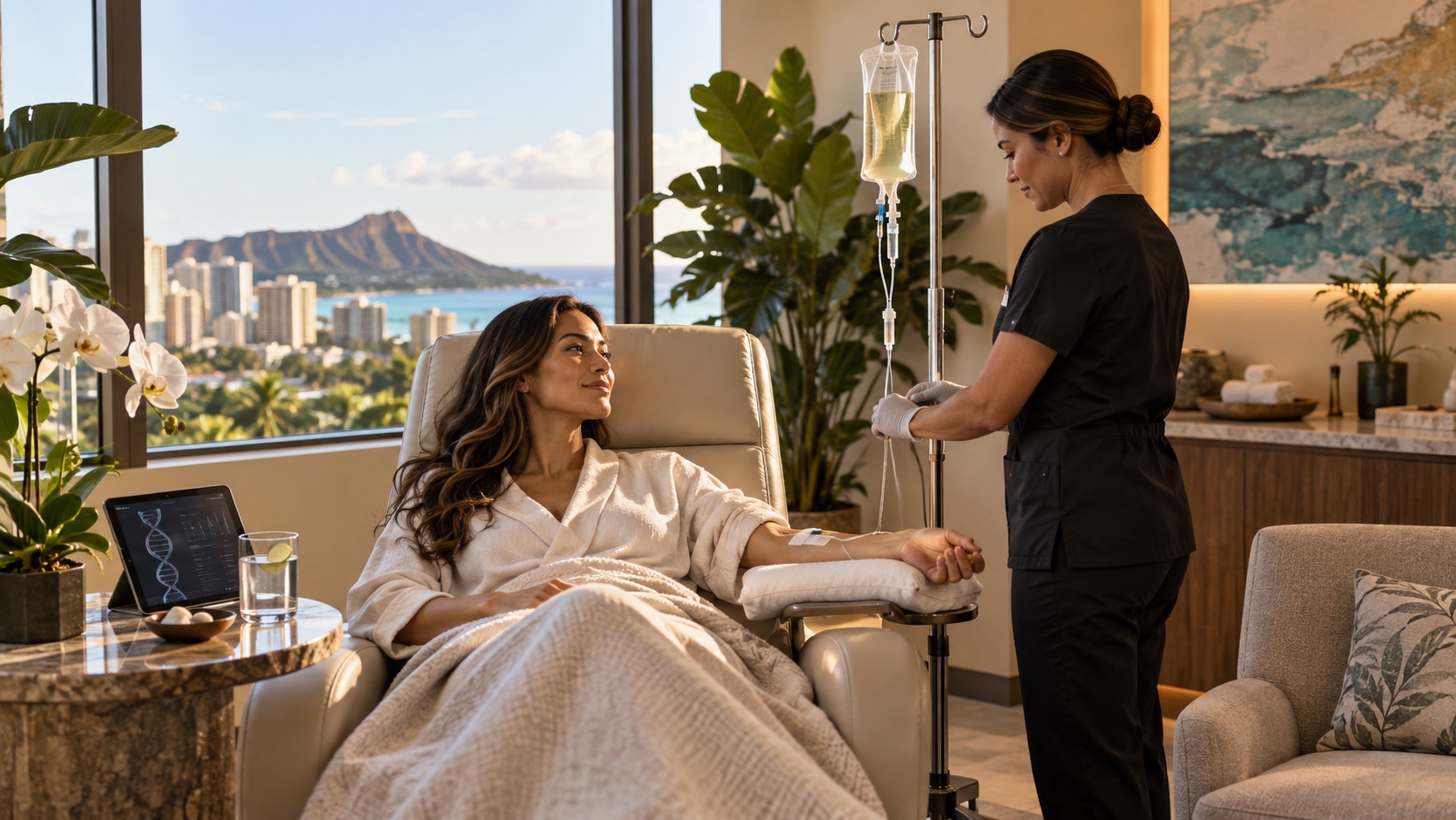 Precision IV infusion at Lawa Longevity