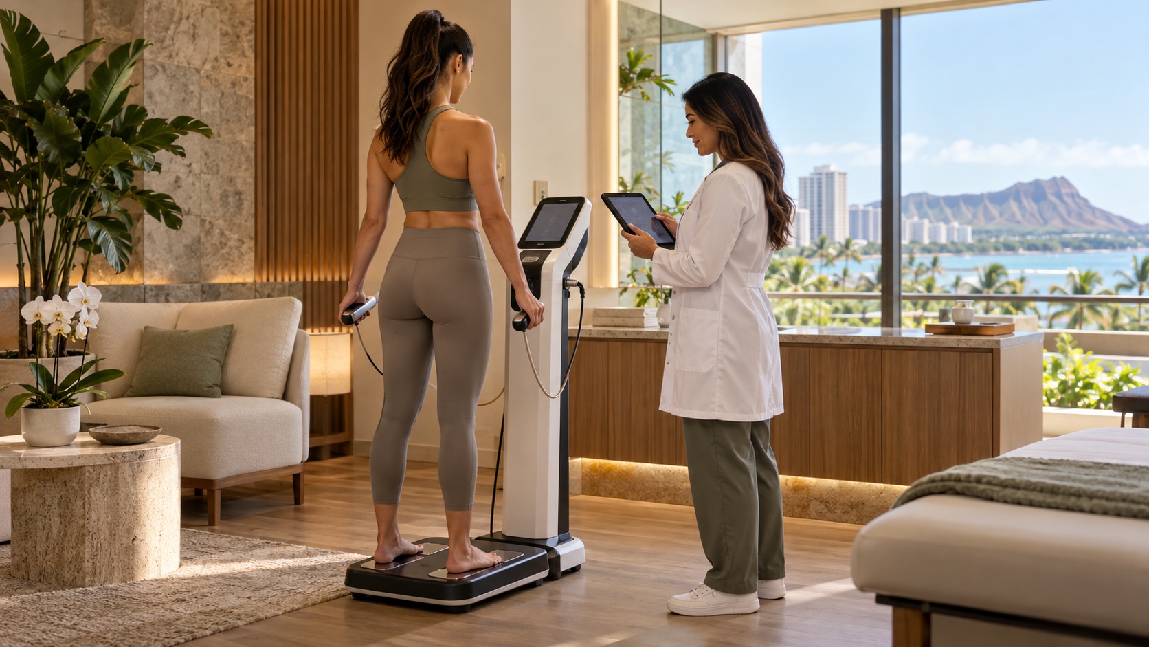 InBody 580 Body Composition Analysis in Honolulu at Lawa Longevity
