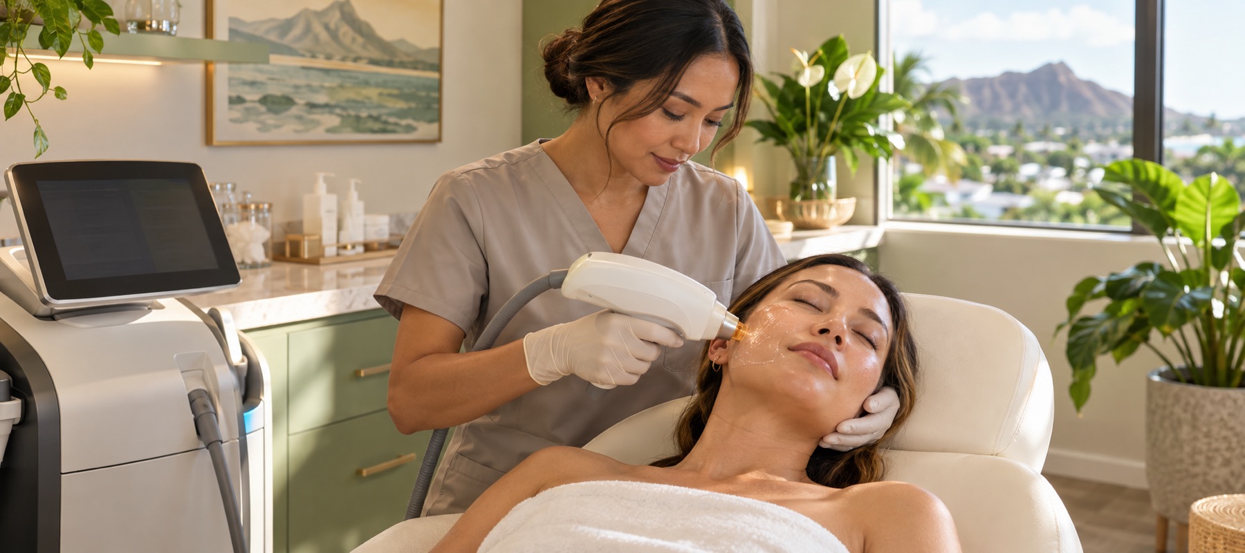 Vascular laser treatment at Lawa Longevity