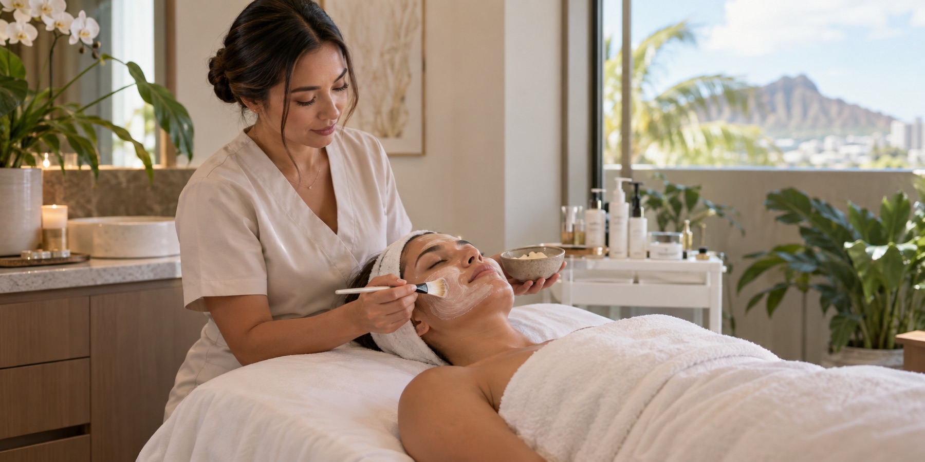 Harmony Facial treatment at Lawa Longevity