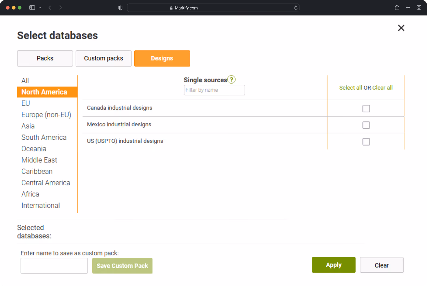 Markify Design interface mockup
