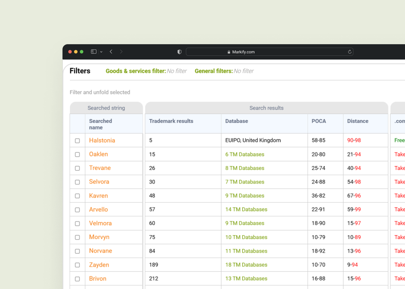 Markify Bulk Search preview