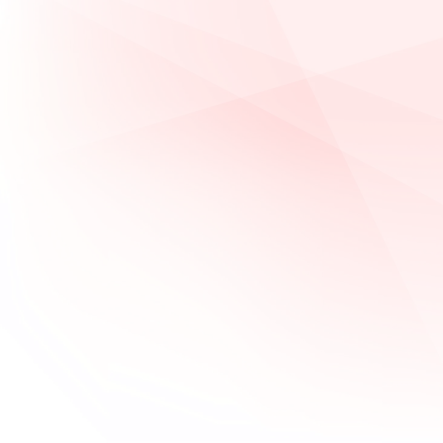 Abstract background with layered translucent pink and red geometric shapes forming a gradient pattern.