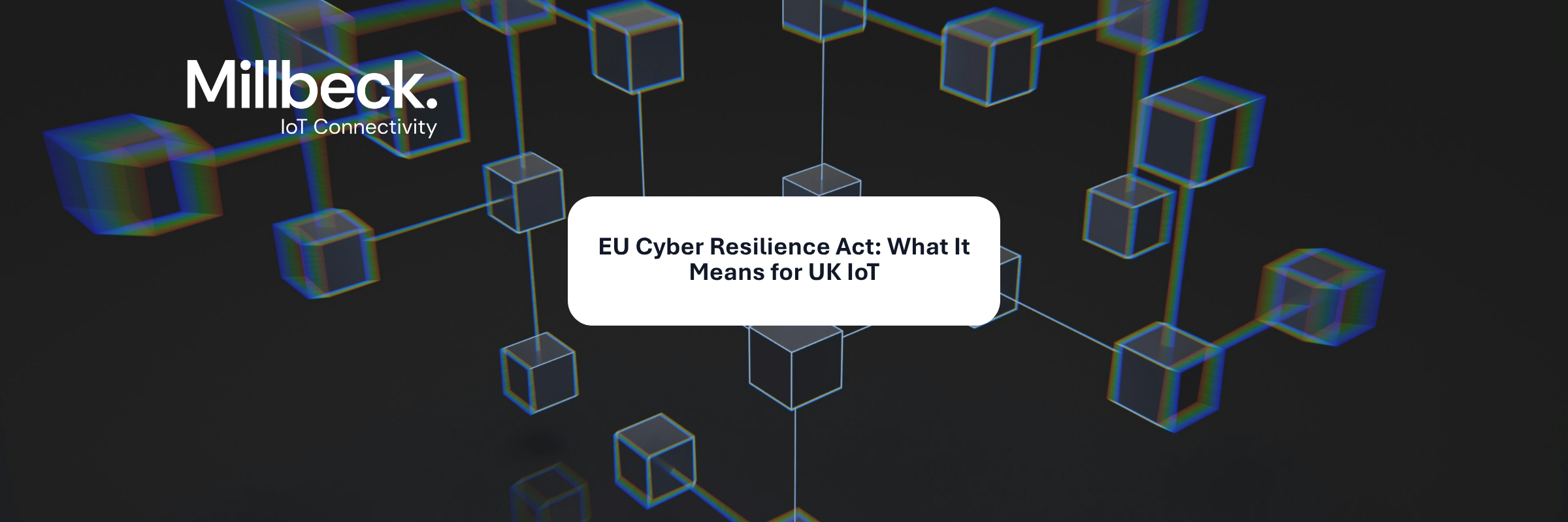 EU Cyber Resilience Act text overlayed on an illustration of a network