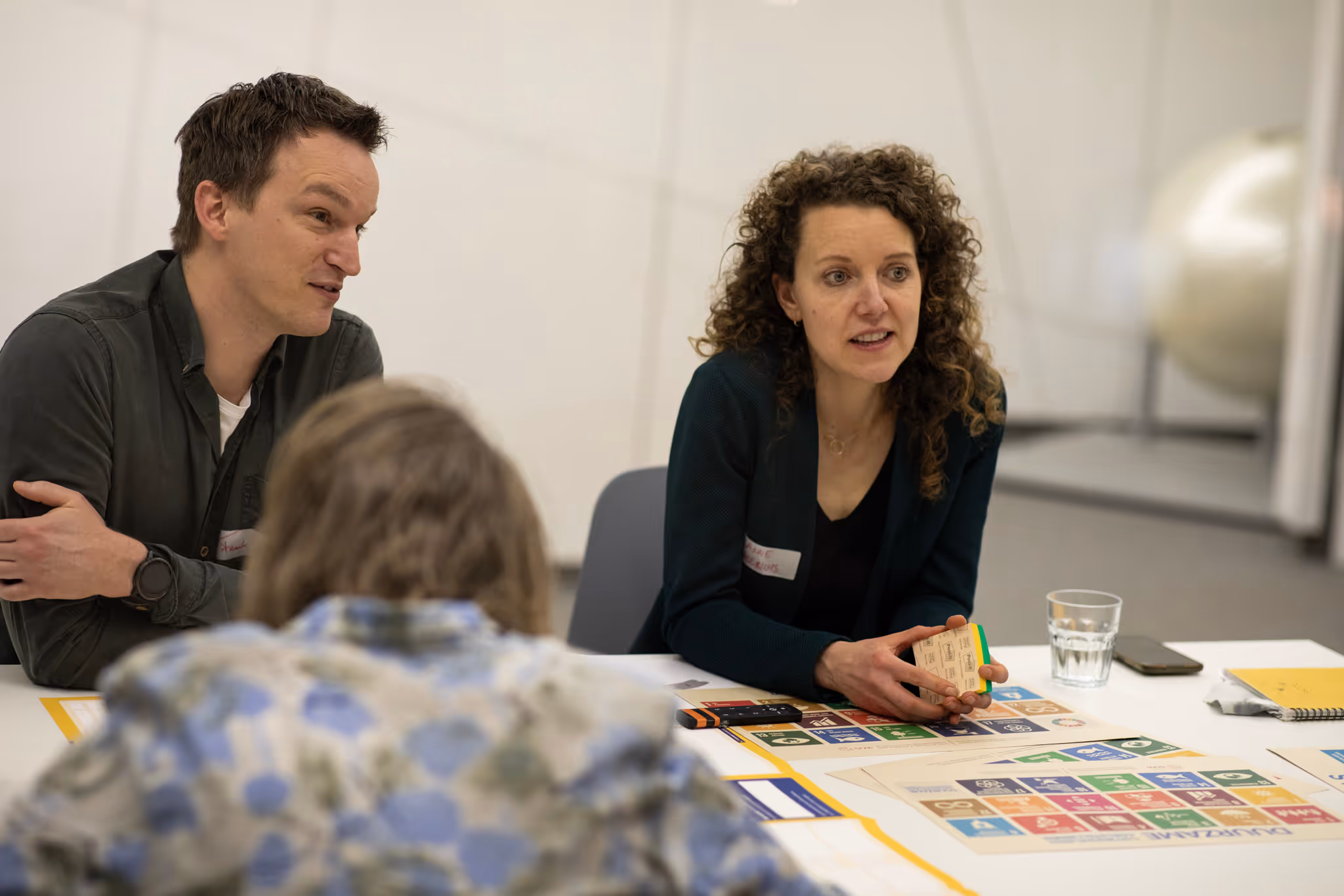 a group discussion at the SPEN launch event
