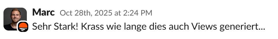Marc from Alpahirt also talking talking about how many views a video generated after being edited by Anandwelle.