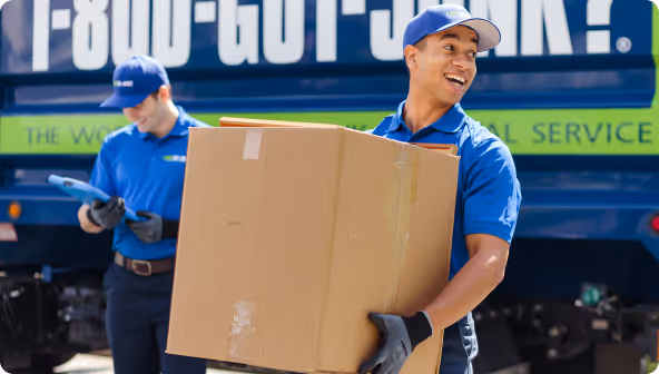1-800-GOT-JUNK? junk removal service for retail business customer