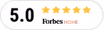 5 star rating from Forbes Home