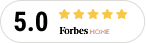 5 star rating from Forbes Home