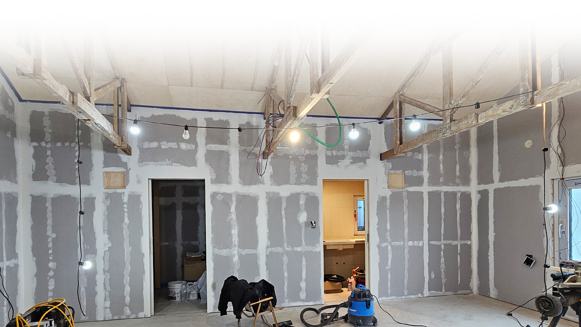 image / 제주도 곽지리 주택 내부 인테리어 진행 모습