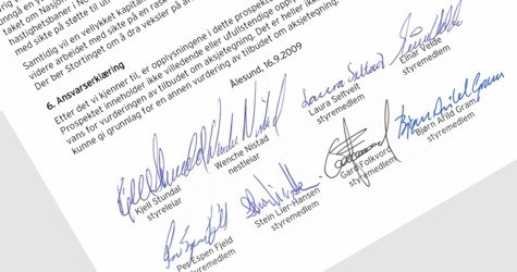 Illustrasjon til: Aksjetegning i Norsk Bane AS